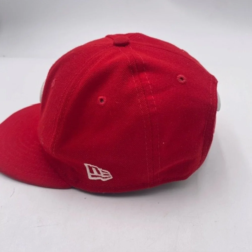 PHILLIES New Era 9FIFTY Snapback Hat Youth Red Embroidered MLB Baseball P Logo